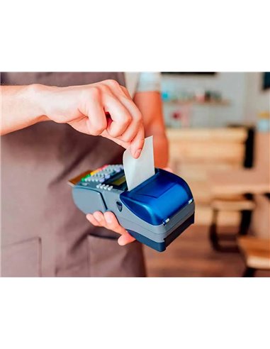 BOBINE THERMIQUE EXACOMPTA TELEX 1 PLI EXTRA BLANC 60G 210X120MM MANDRIN 25MM  METRAGE 120M