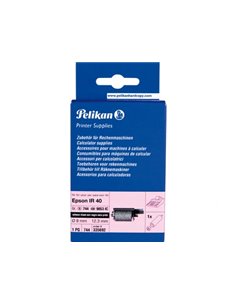 RUBAN ENCREUR POUR CALCU LATRICES IR 40 COULEUR NOIR BLISTER DE 5