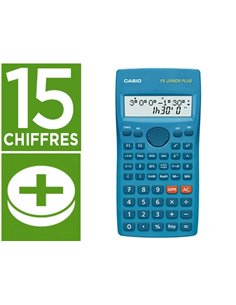 CALCULATRICE CASIO SCIENTIFIQUE FX JUNIOR+ PRIORITÉ CALCULS 155X78X20MM 115G COFFRET PROTECTION COULISSANT