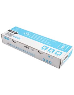 BOBINE THERMIQUE EXACOMPTA TICKETS CARTE BANCAIRE 1 PLI SANS BPA 60X47MM MANDRIN 12MM MÉTRAGE 25M BOÎTE 10 ROULEAUX 2