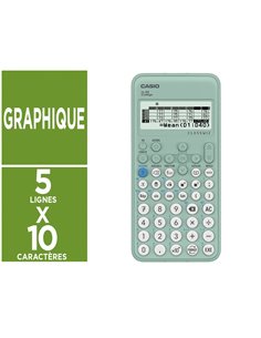 CALCULATRICE CASIO SCIENTIFIQUE FX 92 COLLÈGE ÉCRAN GÉANT 5 LIGNES STATISTIQUES TABLEAU VALEURS 166X77X14MM 100G