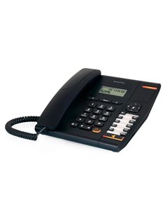 TELEPHONE ALCATEL TEMPORIS 580 FILAIRE GRAND ECRAN 2 LIGNES MAINS-LIBRES 10 MEM  DIRECTES 50 INDIRECTES PRISE