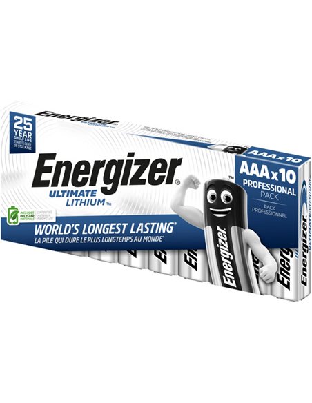PILE ENERGIZER LITHIUM STANDARD AAA / L92 PAQUET 10  UNITES