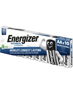 PILE ENERGIZER LITHIUM STANDARD AA / L91 PAQUET 10 UNITES