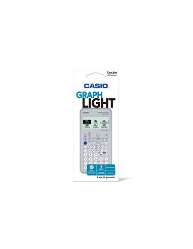 CALCULATRICE GRAPHIQUE CASIO LYCEE GRAPH LIGHT COLORIS BLANC