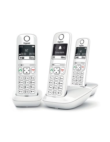 TELEPHONE GIGASET SANS FIL TRIO AS690A BLANC