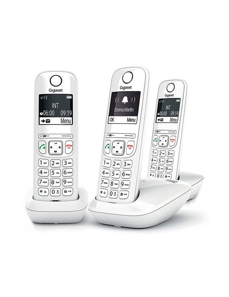 TELEPHONE GIGASET SANS FIL TRIO AS690A BLANC