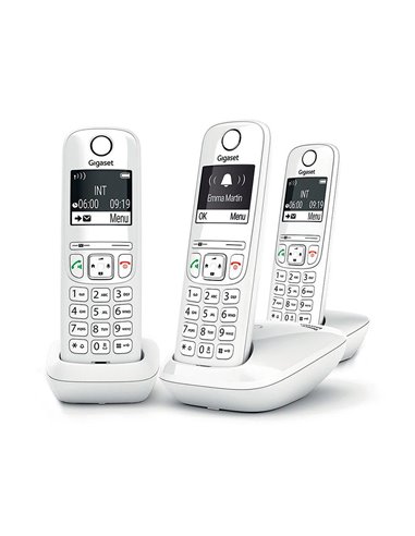 TELEPHONE GIGASET SANS FIL TRIO AS690A BLANC