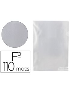 CHEMISE AVEC ONGLET Q-CONNECT 110MC COLORIS TRANSPARENT