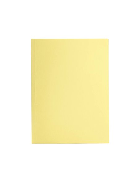 SOUS-CHEMISE LIDERPAPEL PAPIER CARTONNE 180G/M2 310X230MM DOCUMENT A4 COLORIS JAUNE PASTEL