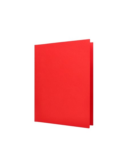 SOUS-CHEMISE LIDERPAPEL PAPIER CARTONNÉ 180G 310X230MM DOCUMENT A4 210X297MM COLORIS PASTEL ROUGE INTENSE