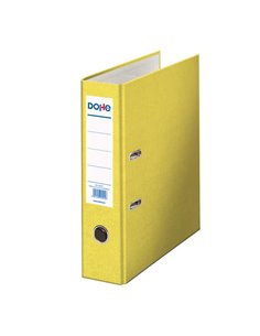 Classeur à levier Dohe, format folio, dos 70 mm, œillet, anneau et porte-cartes sur le dos, carton doublé polypropylène, coins m
