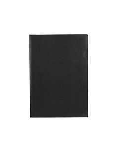 POCHETTE COIN LIDERPAPEL POLYPROPYLENE 180 MICRONS A4  210X297MM CAPACITE 20F  COLORIS NOIR OPAQUE 2