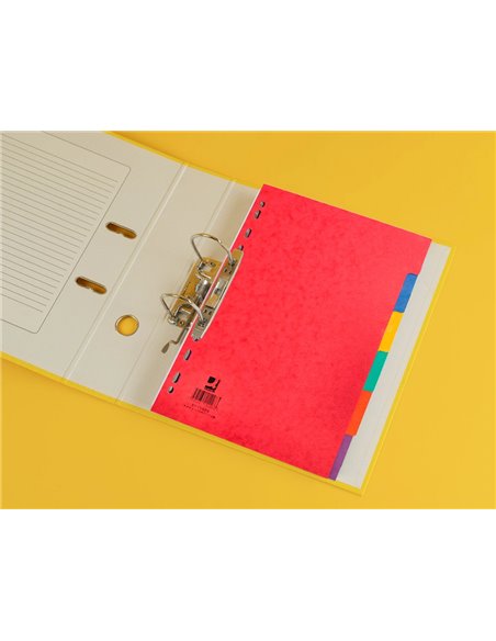 INTERCALAIRE Q-CONNECT CARTE LUSTRÉE 225G 6 POSITIONS A4 210X297MM