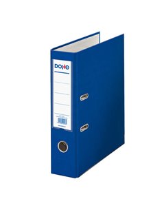 Classeur à levier Dohe format A4 - Dos 70 mm - Œillet, anneau et porte-cartes sur le dos - Carton doublé polypropylène - Coins m