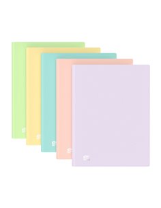 Oxford A4 40F PP TR Past St - Cahier à couverture rigide - Format A4 - 40 feuilles - Papier résistant - Design moderne