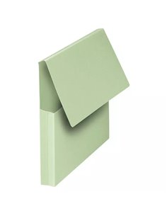 POCHETTE CARTON VIP OXFORD 240G/M2 320X240MM CAPACITE  30MM DOCUMENT A4 210X297MM  RABAT FERMETURE VERT CLAIR