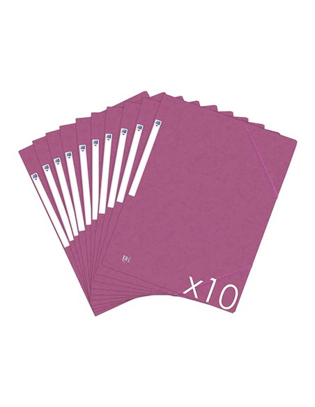 CHEMISE ELASTIQUE 3 RABATS OXFORD TOPFILE+ A4 VIOLET