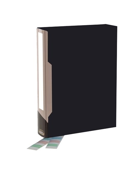 Pochettes souples en polypropylène Bankers Box - 100 pochettes - Étiquettes personnalisables - Dimensions extérieures 6,50 x 31,