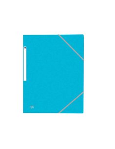 CHEMISE ELASTIQUE 3 RABATS OXFORD TOPFILE+ A4 BLEU CLAIR 2