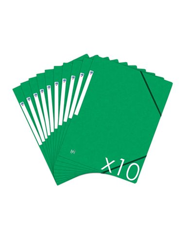 CHEMISE ELASTIQUE 3 RABATS OXFORD TOPFILE+ A4 VERT