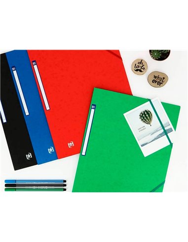 CHEMISE ELASTIQUE 3 RABATS OXFORD TOPFILE+ A4 VERT