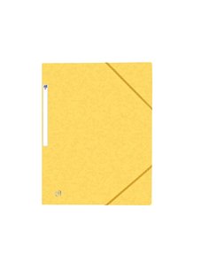 CHEMISE ELASTIQUE 3 RABATS OXFORD TOPFILE+ A4 JAUNE 2