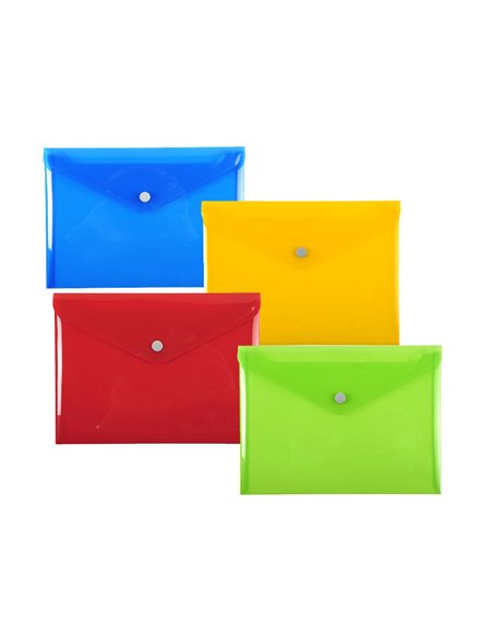 POCHETTE PRESSION EXACOMPTA IDERAMA PP A5 COLORIS ASSORTIS