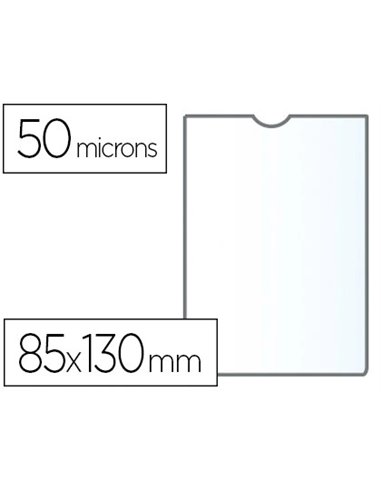 ÉTUI PROTECTION ELBA PVC 20/100E 8,4X12CM SPÉCIFIQUE SIMPLE MULTI-USAGE
