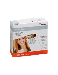 PASTILLE ADHÉSIVE WALTHER DOUBLE FACE 13X17MM BOÎTE 500 UNITÉS