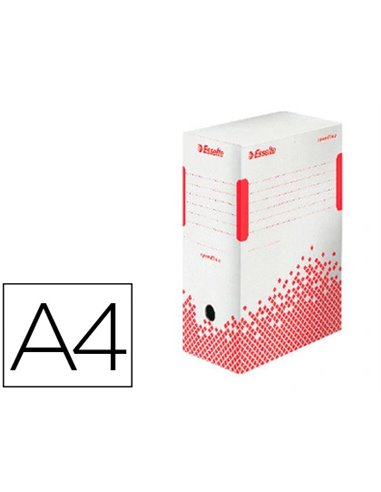BOÎTE ARCHIVES ESSELTE SPEEDBOX CARTON RECYCLABLE 350X250MM FOND AUTOMATIQUE DOS 100MM