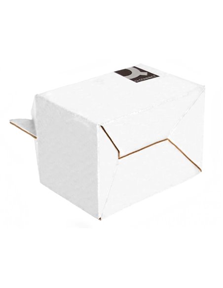 CARTON VALISETTE Q-CONNECT PORTE-DOCUMENTS 355X120X258 MMAVEC ANSES BOITE POUR ENVOI ETTRANSPORT COLORIS BLANC