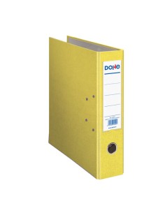 Classeur à levier Dohe format A4 - Dos 70 mm - Œillet, anneau et porte-cartes sur le dos - Carton doublé polypropylène - Coins m