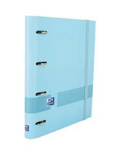 Classeur européen Oxford & You A4+ - Couverture extra rigide - Dos 45 mm - Anneaux 4D x 35 mm - Recharges 5x5 - Tableau effaçabl