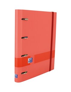 Classeur européen Oxford & You - Couverture extra rigide A4+ - Dos 45 mm - Anneaux 4D x 35 mm - Recharges 5x5 - Tableau effaçabl