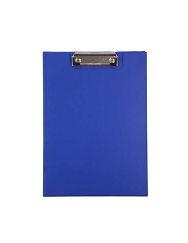 Chemise à pince Dohe A4 - Carton doublé PVC opaque - Clip pression - Pochette intérieure