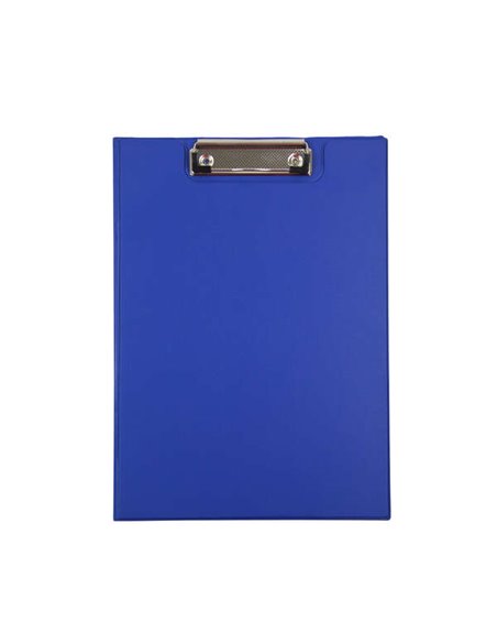 Chemise à pince Dohe A4 - Carton doublé PVC opaque - Clip pression - Pochette intérieure