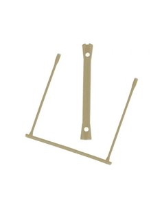 RELIEUR FASTENEUR FAST PLASTIQUE SYSTÈME RAPIDE ENTRAXE  80MM CAPACITÉ 60MM DOCUMENTS STANDARDS BOÎTE 100UNITES