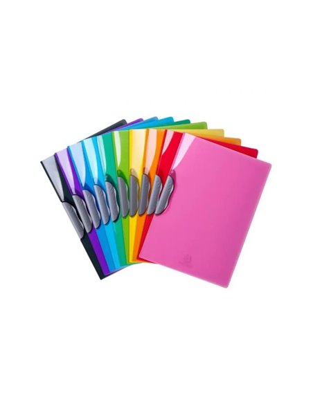 CHEMISE CLIP EXACOMPTA IDERAMA A4 PP DESIGN COLORIS  ASSORTIS