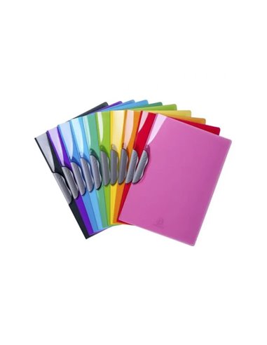 CHEMISE CLIP EXACOMPTA IDERAMA A4 PP DESIGN COLORIS  ASSORTIS