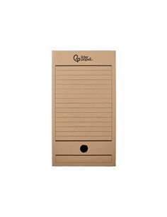 BOITE A ARCHIVES LIDERPAPEL CARTON RECYCLE 400G/M2 DOS  200MM KRAFT 367X200X251MM 2