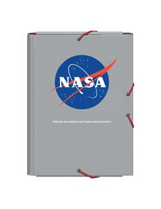 Chemise cartonnée lignée Dohe à rabats - 3 rabats - Pages de garde imprimées - Fermeture élastique