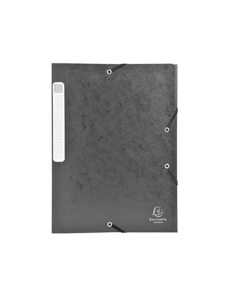 BOÎTE CLASSEMENT EXACOMPTA NATURE FUTURE CARTE LUSTRÉE 5/10E A4+ 240X320MM DOS 25MM 400G COLORIS NOIR