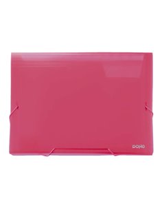 Classeurs accordéon Dohe 13 compartiments - Format A4 paysage - En polypropylène translucide 700 microns - Avec fermeture en cao