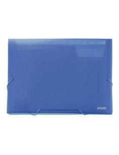 Classeurs accordéon Dohe 13 compartiments - Format A4 paysage - En polypropylène translucide 700 microns - Avec fermeture en cao