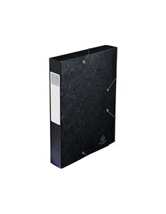 BOÎTE CLASSEMENT EXACOMPTA NATURE FUTURE CARTE LUSTRÉE 7/10E A4+ 240X320MM DOS 60MM 600G COLORIS NOIR 2