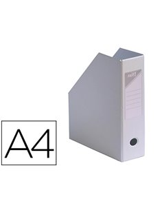 BOÎTE CLASSEMENT ELBA PAN COUPÉ PVC 320X240MM DOS 100MM TROU PRÉHENSION PORTE-ÉTIQUETTE SOUDÉ LIVRÉ PLAT COLORIS BLANC