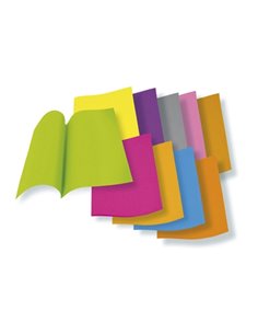 SOUS-CHEMISE EXACOMPTA ROCK'S 220X310MM 80G COLORIS ASSORTIS PACK 30 UNITÉS