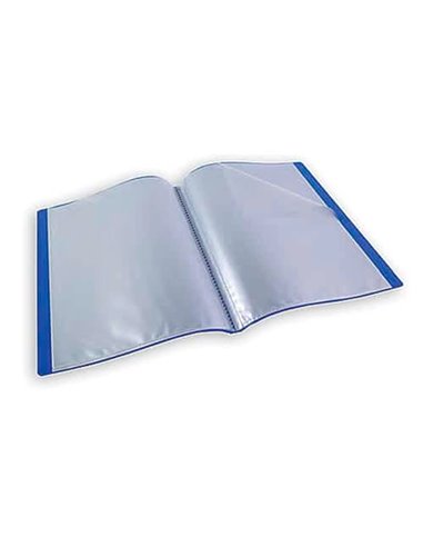 PORTE VUES ESSENTIEL RECYCLE PERSONNALISABLE 60 VUES POLYPROPYLENE A4 COLORIS  ASSORTIS