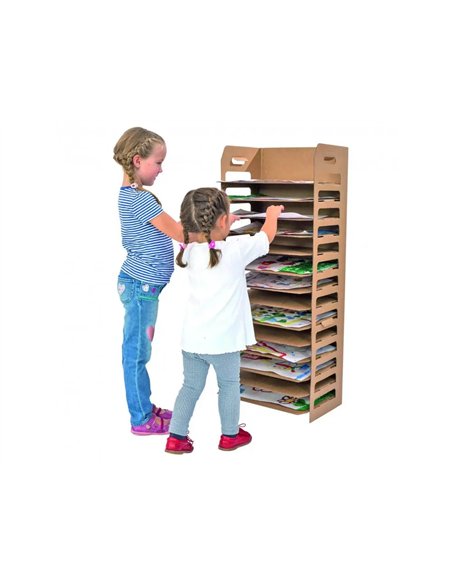 SECHE DESSIN CULTURE CLUB EN CARTON 14 ETAGERES